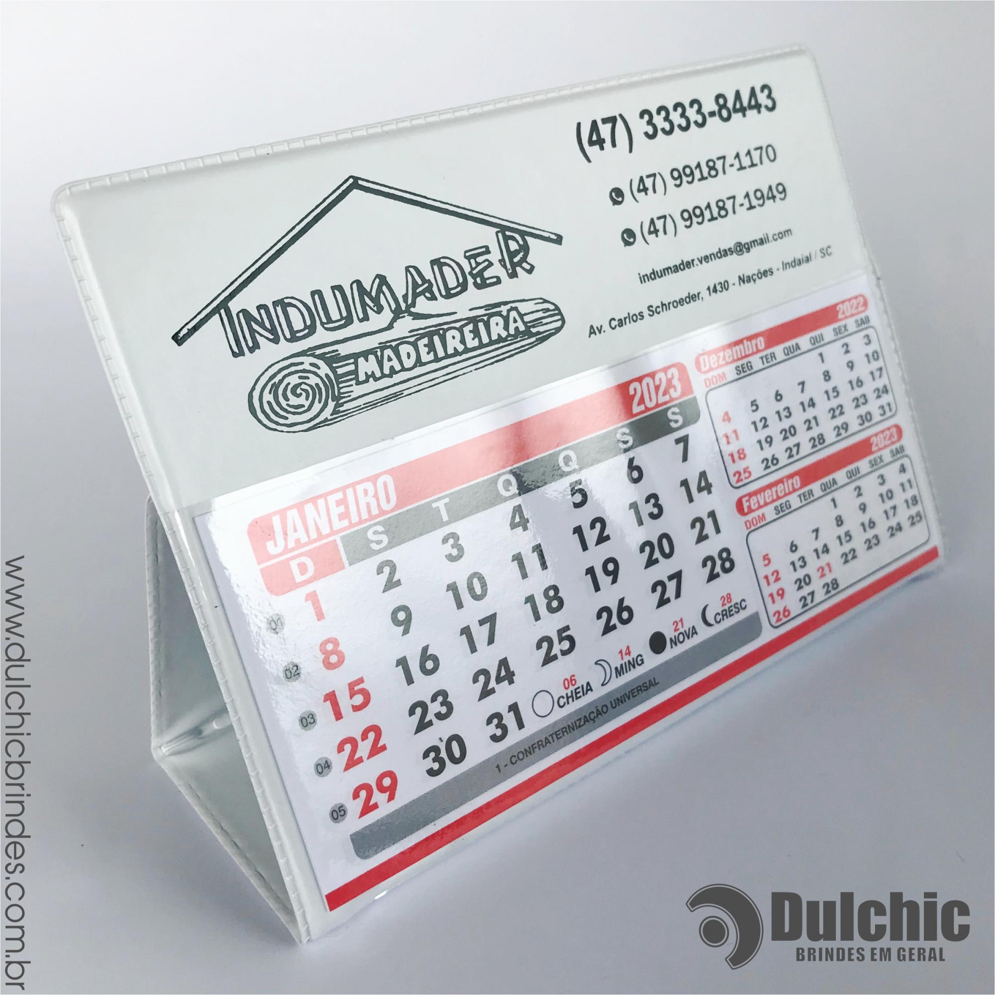 CALENDÁRIO DE MESA COMUM GRANDE