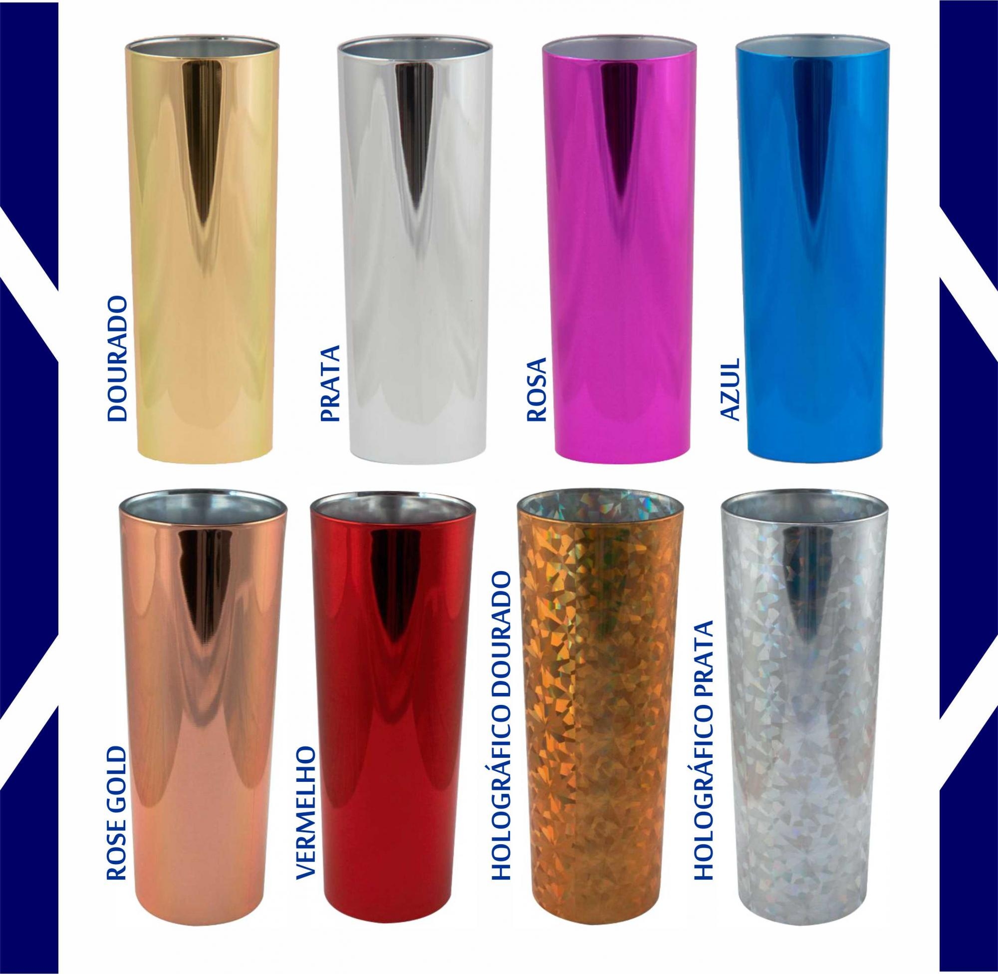 COPO LONG DRINK METALIZADO 350ML
