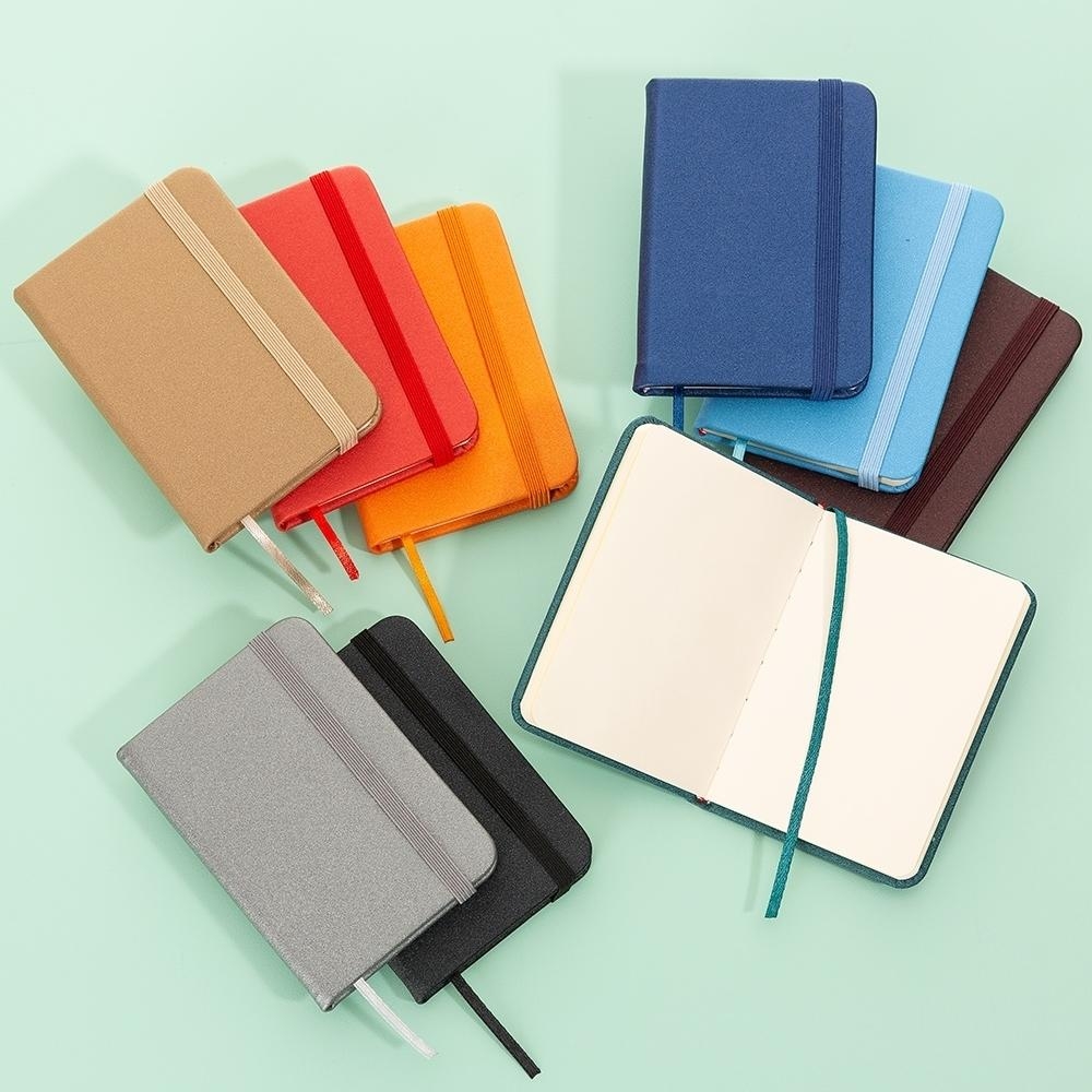 Mini Caderneta/Moleskine Sintético Brilhante - 10 x 7